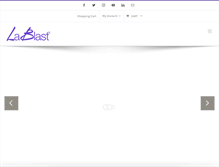 Tablet Screenshot of lablastfitness.com